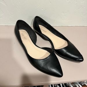 Nine West Black Flats Size 8